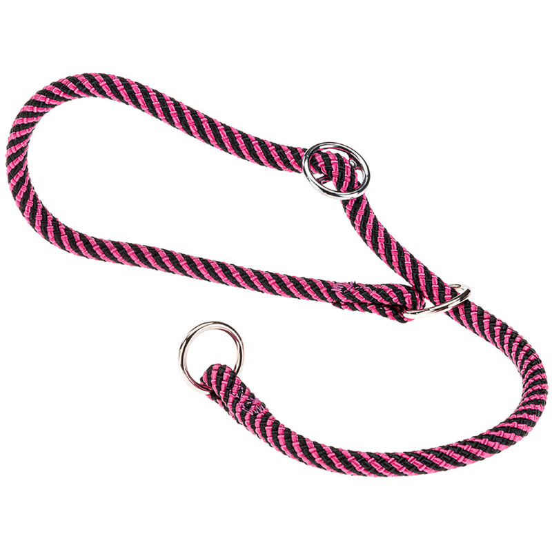 foto del prodotto ferplast sport extreme cs collare a semistrangolo in nylon per cani. variante 8 60 misure a 60 cm b 8 mm fucsia