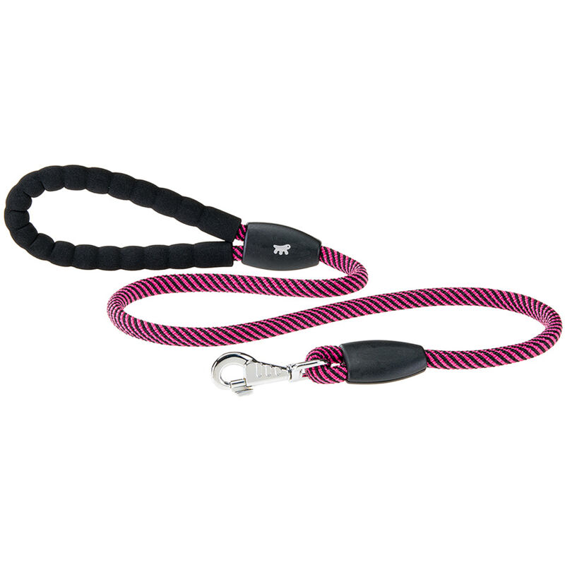 foto del prodotto ferplast sport extreme g guinzaglio per cani in nylon con maniglia imbottita. variante 13 120 misure 13 mm x l 120 cm fucsia