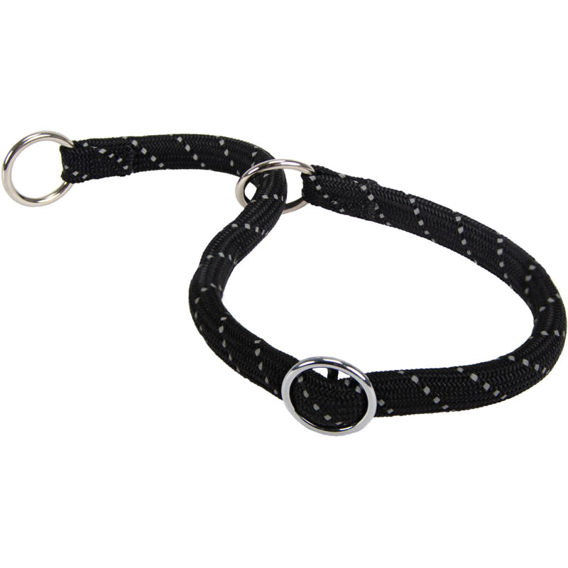 foto del prodotto ferplast sport reflex cs collare semistrangolo per cani sport reflex, riflettente ideale per addestramento. cordino di nylon con anelli regolabili