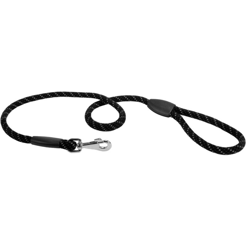 foto del prodotto ferplast sport reflex matic g guinzaglio riflettente per cani con moschettone automatico.. variante 13 120 misure 13 mm x l 120 cm nero