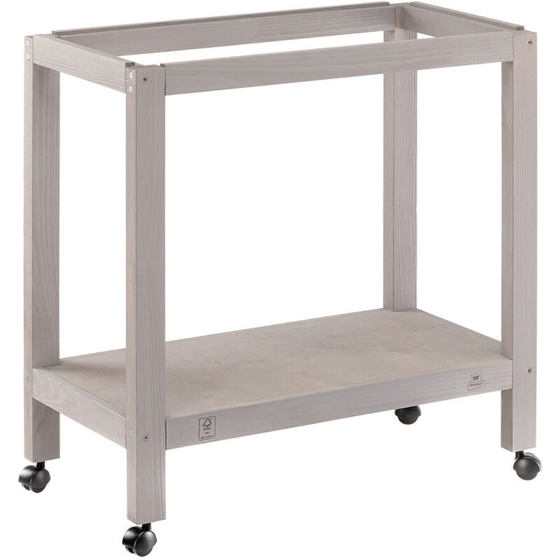 foto del prodotto ferplast sumet 63 wood supporto in legno fsc per gabbia greta.. variante sumet 63 wood misure 66.5 x 43 x h 70 cm 