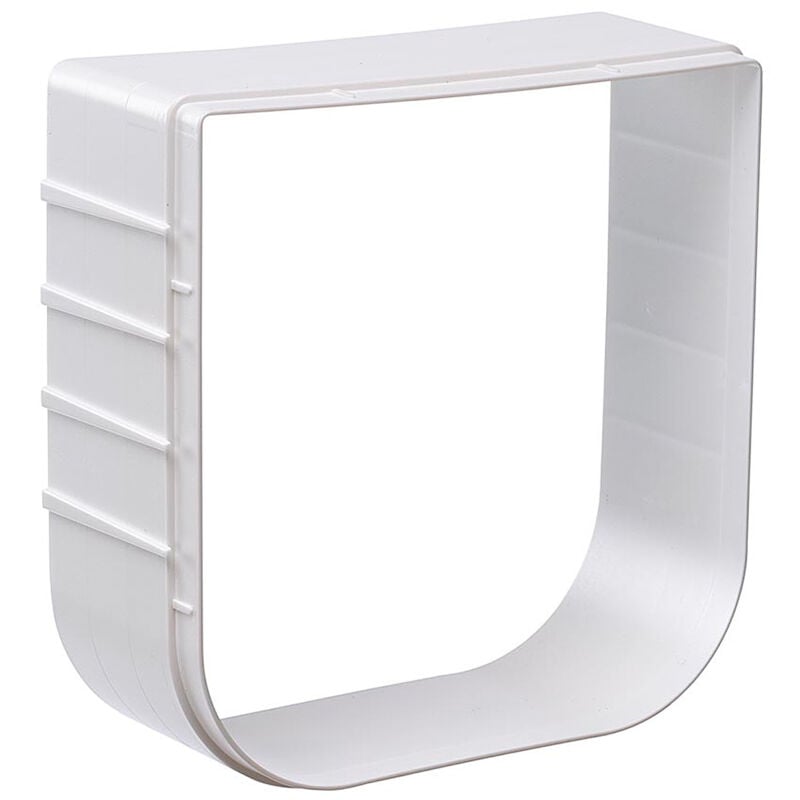 foto del prodotto ferplast swing extension tunnel estensibile per portine swing per cani e gatti. variante swing 1 misure 15.5 x 5 x h 16 cm bianco