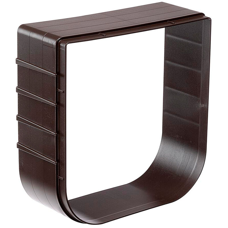 foto del prodotto ferplast swing extension tunnel estensibile per portine swing per cani e gatti. variante swing 1 misure 15.5 x 5 x h 16 cm marrone