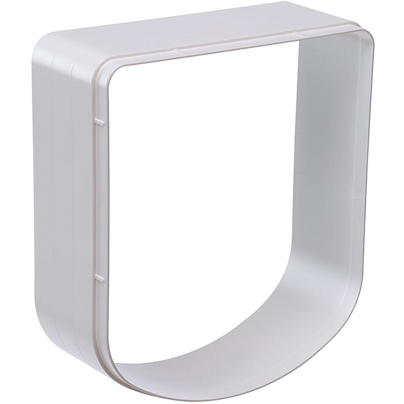 foto del prodotto ferplast swing extension tunnel estensibile per portine swing per cani e gatti. variante swing 3 5 misure 16.3 x 5 x h 18.4 cm bianco