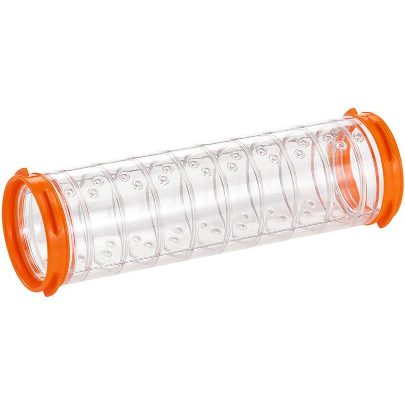 foto del prodotto ferplast tubo fpi 4808 tunnel 8 tubo dritto in plastica per criceti e altri piccoli roditori. variante fpi 4808 tunnel 8 misure 6 x 21 cm