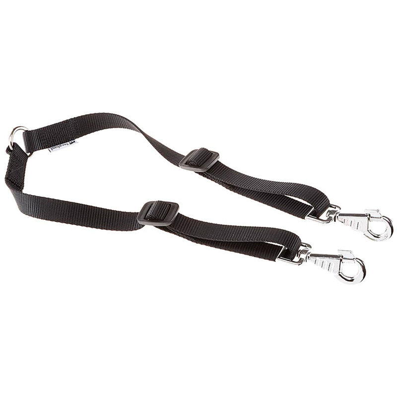 foto del prodotto ferplast twin terminale doppio per guinzaglio per cani. variante 20 50 misure 20 mm x l 33 50 cm colori misti