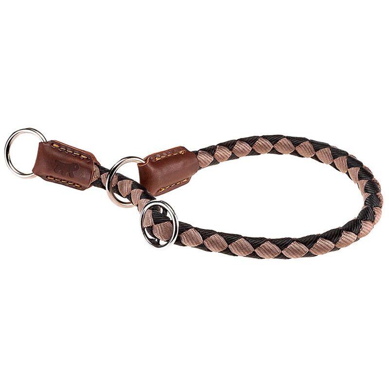 foto del prodotto ferplast twist cs collare a semi strangolo in cordino di nylon intrecciato. varie misure e colori.. variante cs12 35 misure a 35 cm b 12
