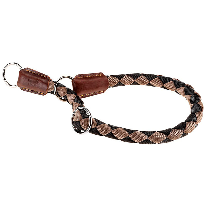 foto del prodotto ferplast twist cs collare a semi strangolo in cordino di nylon intrecciato. varie misure e colori.. variante cs18 50 misure a 50 cm b 18