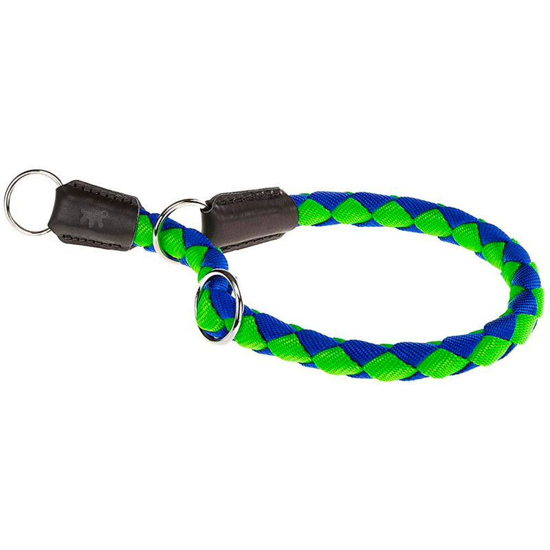 foto del prodotto ferplast twist cs collare a semi strangolo in cordino di nylon intrecciato. varie misure e colori.. variante cs18 60 misure a 60 cm b 18