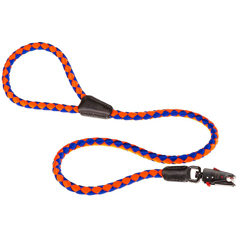 foto del prodotto ferplast twist matic g guinzaglio per cani con moschettone automatico. varie misure e colori. . variante g18 110 misure 18 mm x l 110 cm
