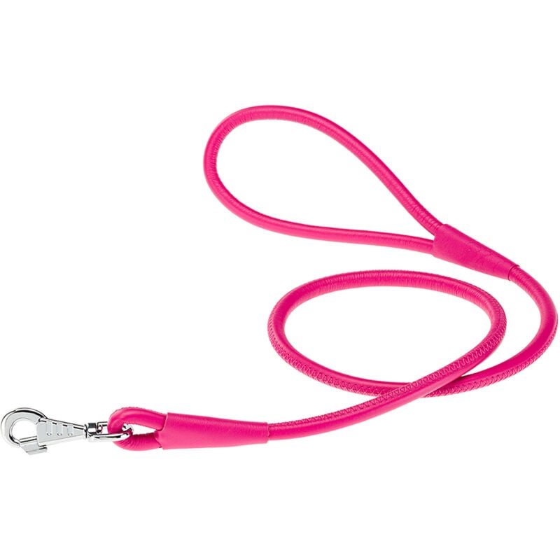 foto del prodotto ferplast vogue g guinzaglio in pelle per cani. variante 10 120 misure 10 mm x l 120 cm fucsia