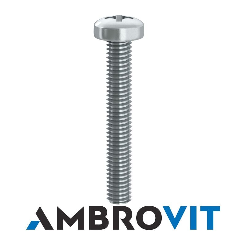foto del prodotto ferramenta casalinghi viti per metallo 4.8 testa cilindrica interamente filettata mm.8x35