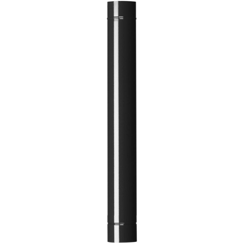 foto del prodotto ferramenta1.com 6 tubi per stufa cm 100 15 cm 150 mm acciaio smaltato nero stufe legna