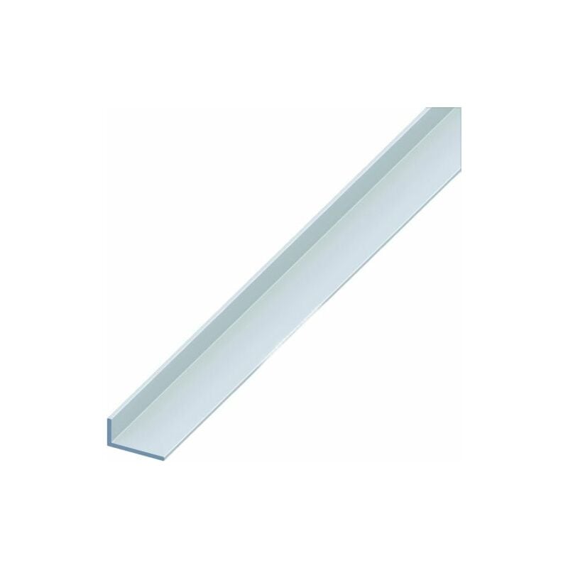 foto del prodotto ferramenta1.com alfer profilo angolare alluminio lati disuguali bianco mm. 30x15x1 mt. 2 5 pz