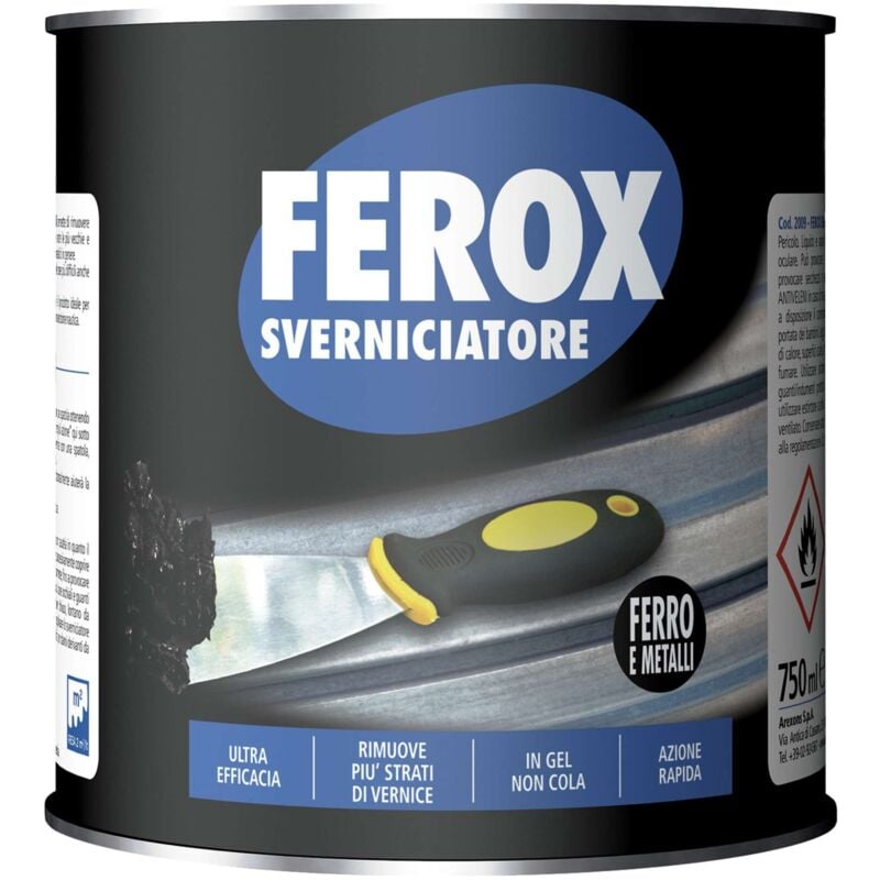 foto del prodotto ferramenta1.com arexons ferox sverniciatore ferro e metalli 750 ml