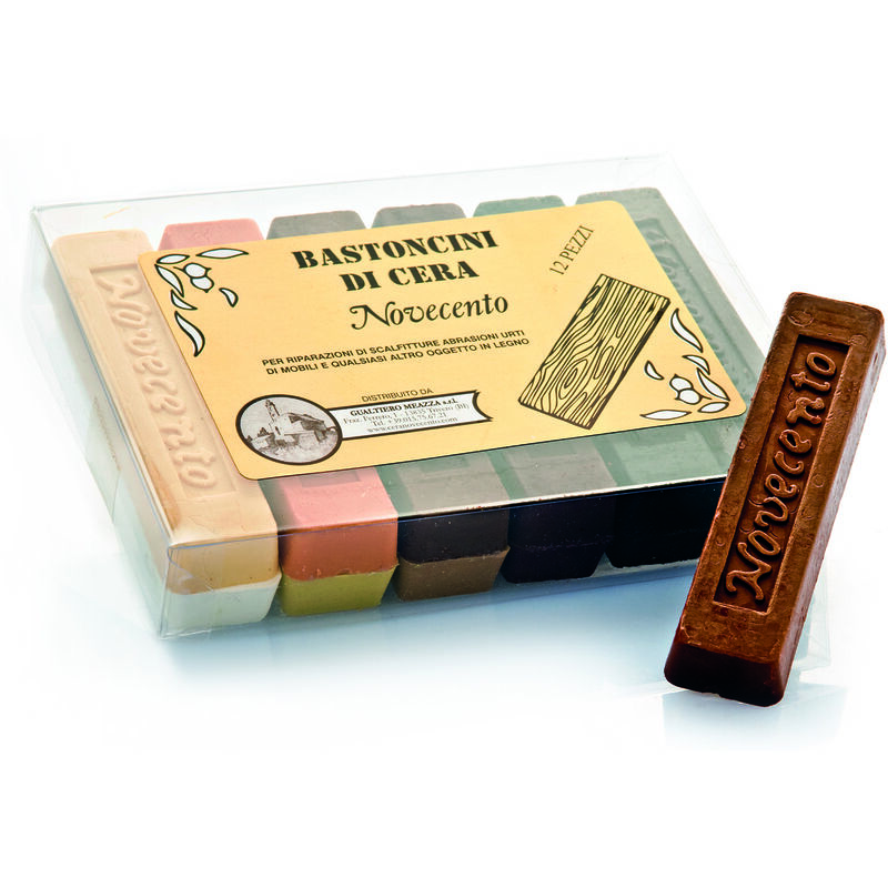 foto del prodotto ferramenta1.com bastoncino di cera colore noce chiaro. prezzo per 1 pezzo.