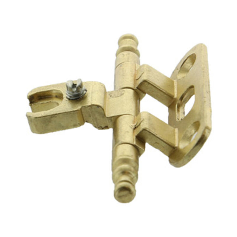 foto del prodotto ferramenta1.com blister cerniera per mobili a0058 ottonato da 2 pezzi