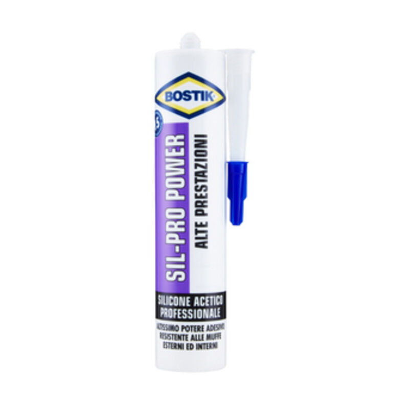foto del prodotto ferramenta1.com bostik cartuccia sil. propower avorio ml.300. prezzo per 1 pezzo.