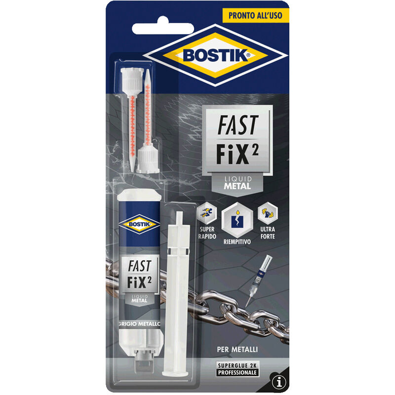 foto del prodotto ferramenta1.com bostik colla fast fix liquid metal. prezzo per 1 pezzo.