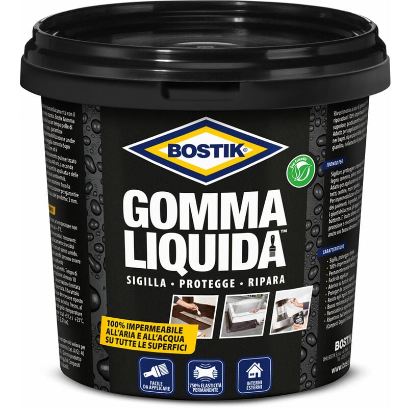 foto del prodotto ferramenta1.com - bostik gomma liquida ml 750. prezzo per 1 pezzo.