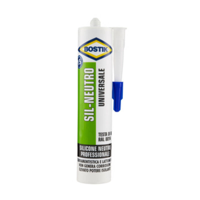 foto del prodotto ferramenta1.com bostik silicone neutro t.di moro ml.300. prezzo per 1 pezzo.