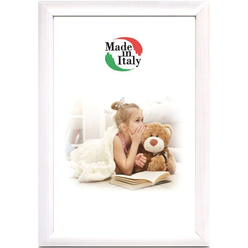 foto del prodotto ferramenta1.com cornice per quadri light 21x29,7 a4 bianco 16 pz