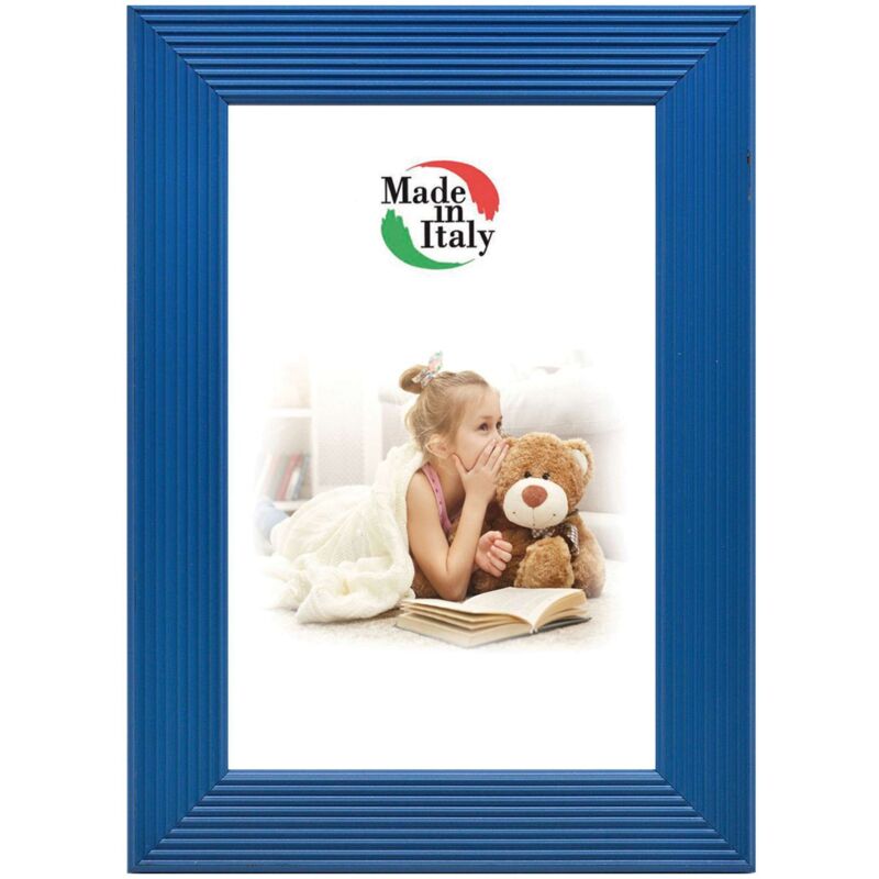 foto del prodotto ferramenta1.com cornice per quadri look 21x29,7 a4 blu 14 pz
