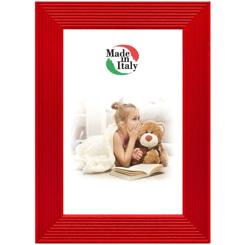 foto del prodotto ferramenta1.com cornice per quadri look 21x29,7 a4 rosso 14 pz