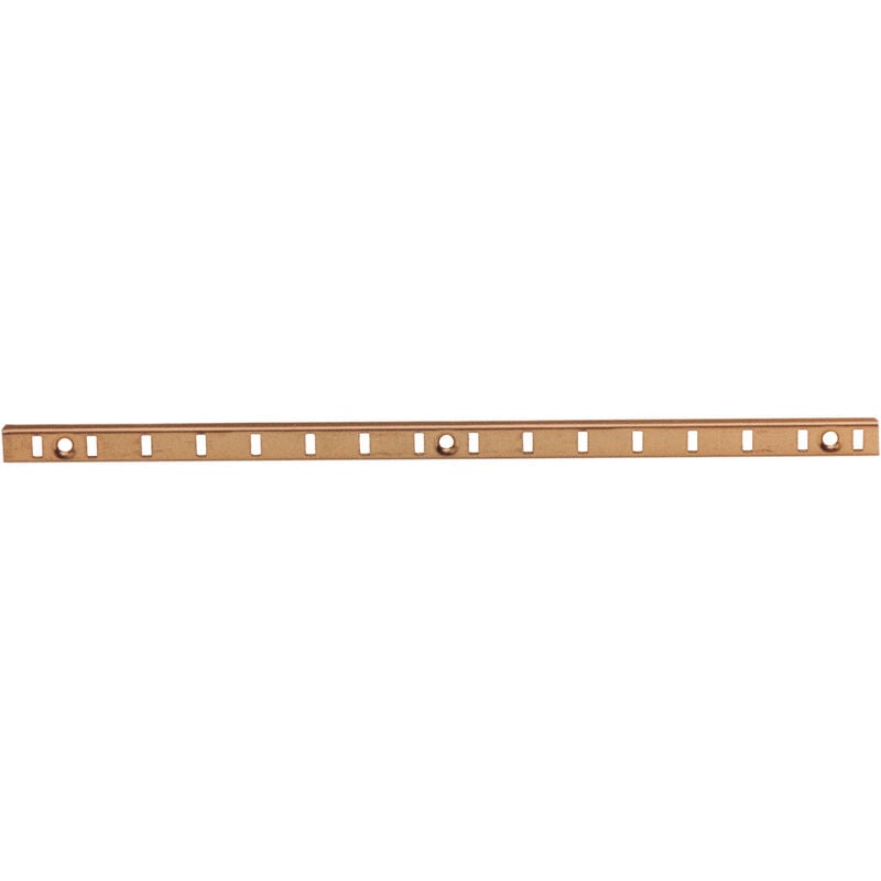 foto del prodotto ferramenta1.com cremagliera ottonata mm. 9x5 da ml.2
