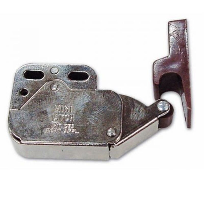 foto del prodotto ferramenta1.com cricchetto chiusura per mobili blocca ante in inox marrone borsani 17622 