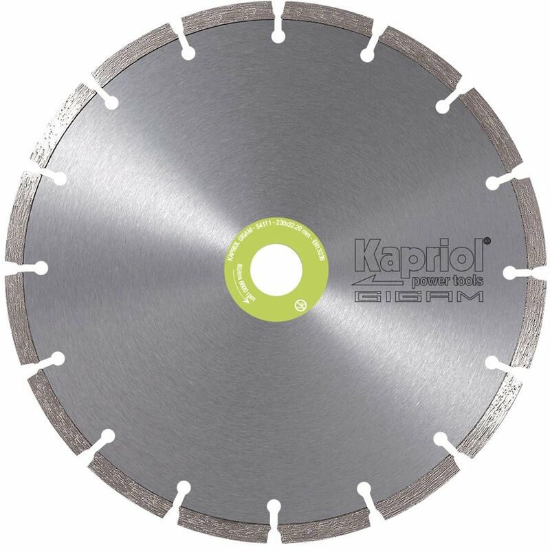 foto del prodotto ferramenta1.com disco diamantato sinterizzati a settori 230 mm 54109