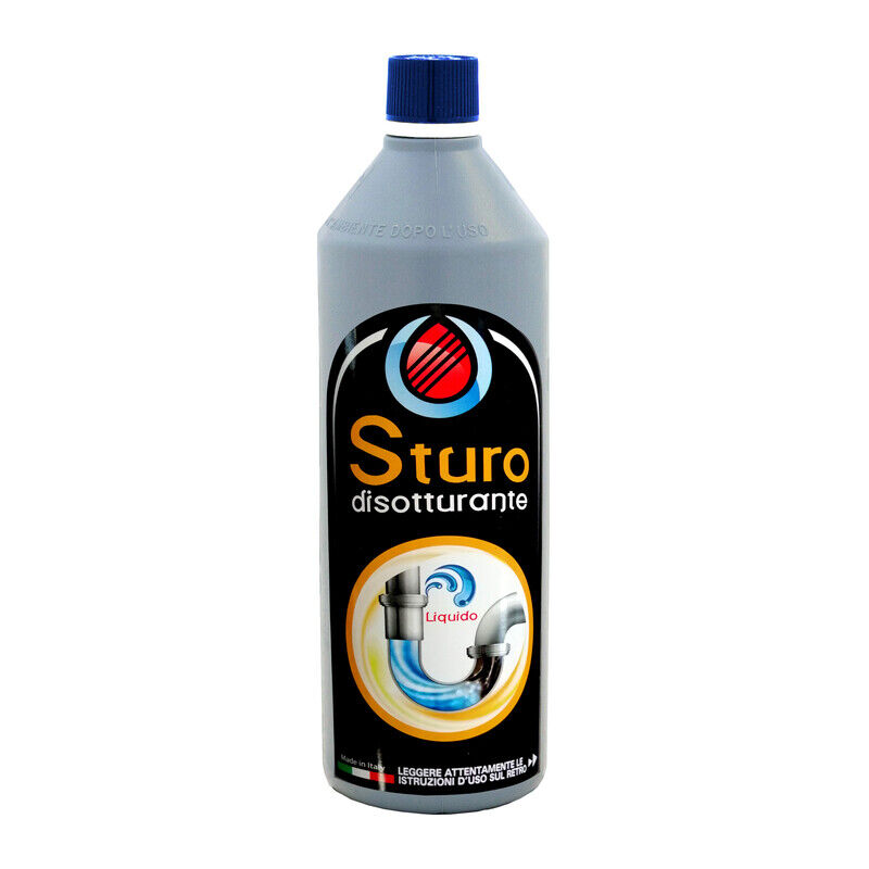 foto del prodotto ferramenta1.com disgorgante liquido sturo ml.1000 nuova formula. prezzo per 1 pezzo.