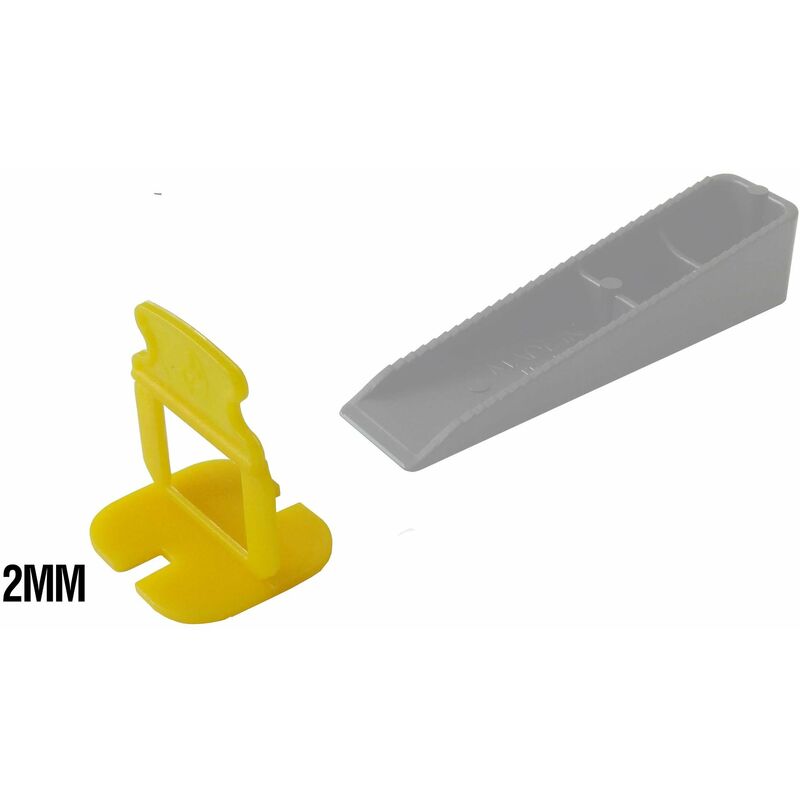foto del prodotto ferramenta1.com distanziatore autolivellante solo tirante 2 mm confezione 100 pezzi