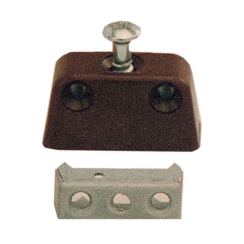 foto del prodotto ferramenta1.com giunzione trapez. plastica marrone. prezzo per 1 pezzo.