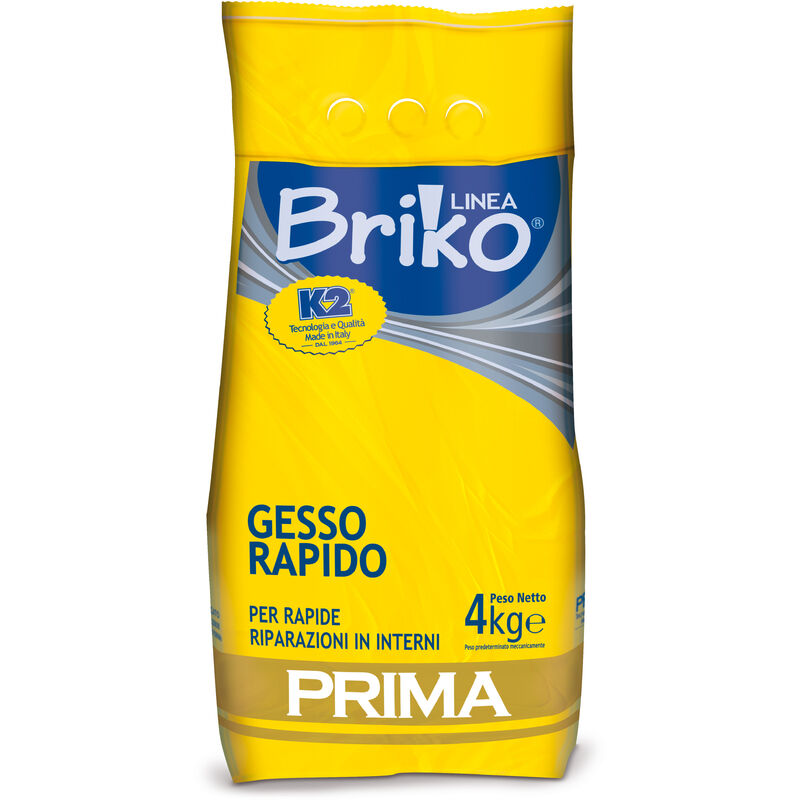 foto del prodotto ferramenta1.com linea briko gesso rapido da kg. 4. prezzo per 1 pezzo.