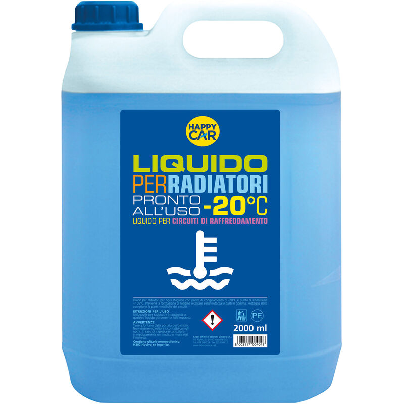 foto del prodotto ferramenta1.com liquido radiatore happy car 20 lt.5. prezzo per 1 pezzo.