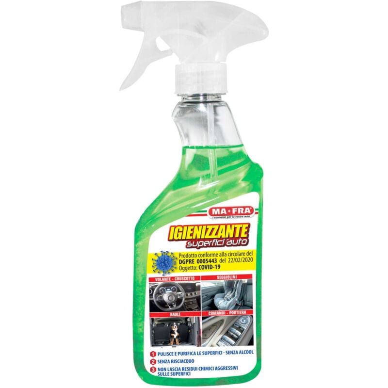 foto del prodotto ferramenta1.com mafra igienizzante superfici auto 500 ml 6 pz