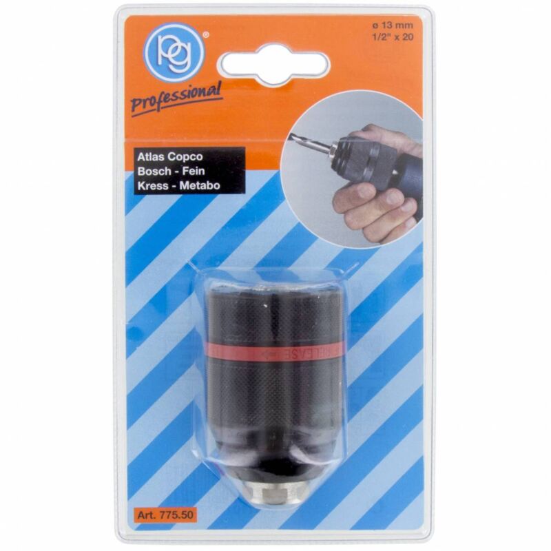 foto del prodotto ferramenta1.com - mandrino autoserrante femmina accessori trapano 1 2x20 poggi 13 mm 77550