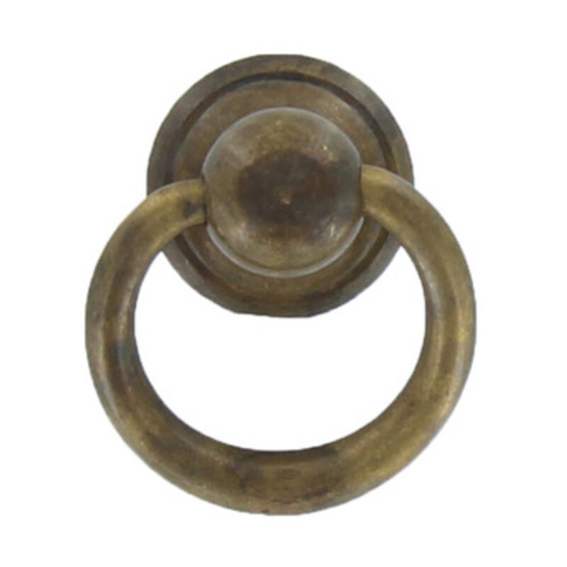 foto del prodotto ferramenta1.com maniglia antich. art. 09202 mm.23x28 ottone ant.. prezzo per 1 pezzo.