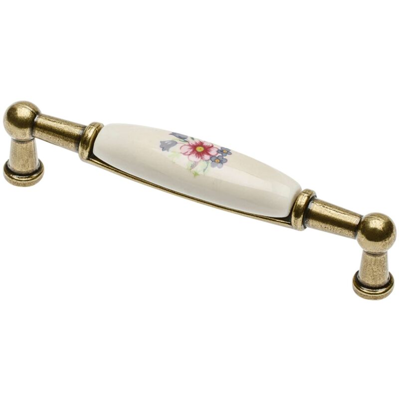 foto del prodotto ferramenta1.com maniglia porcellana mm.96 art.up wp0728 br 25 pz
