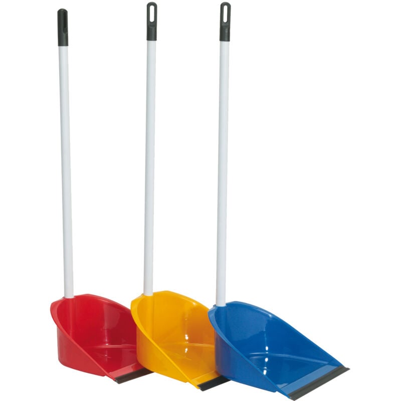 foto del prodotto ferramenta1.com paletta per immondizia con manico cm.34x39x69h. prezzo per 1 pezzo.