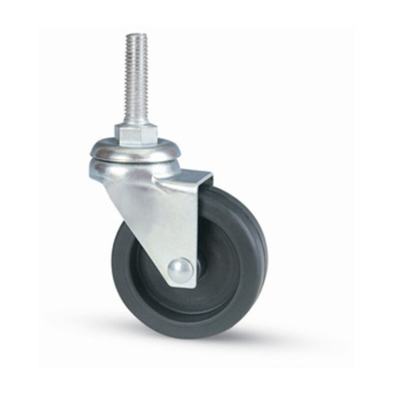 foto del prodotto ferramenta1.com ruota gomma art. 220 b d.40 con perno 8max30. prezzo per 1 pezzo.
