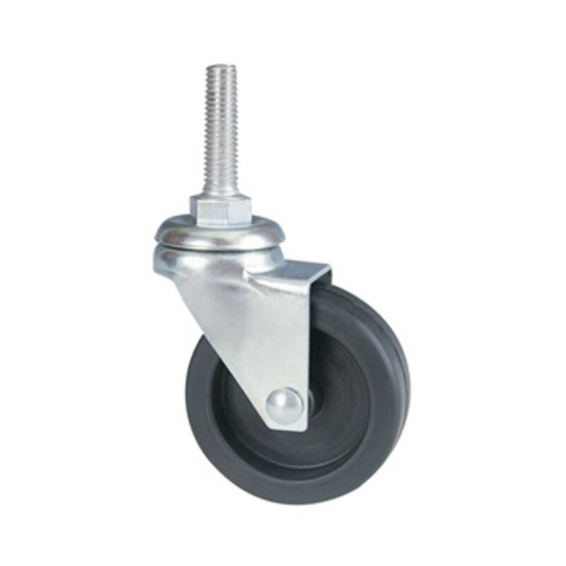 foto del prodotto ferramenta1.com ruota gomma art. 220 b d.50 con perno 8max30. prezzo per 1 pezzo.