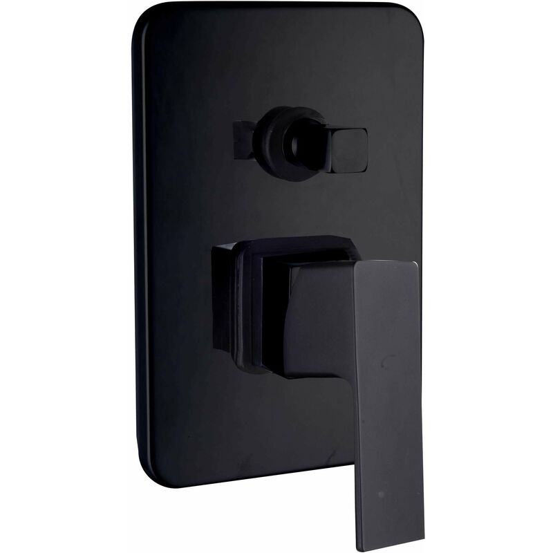 foto del prodotto ferramenta1.com serie elegant miscelatore incasso doccia con deviatore nero
