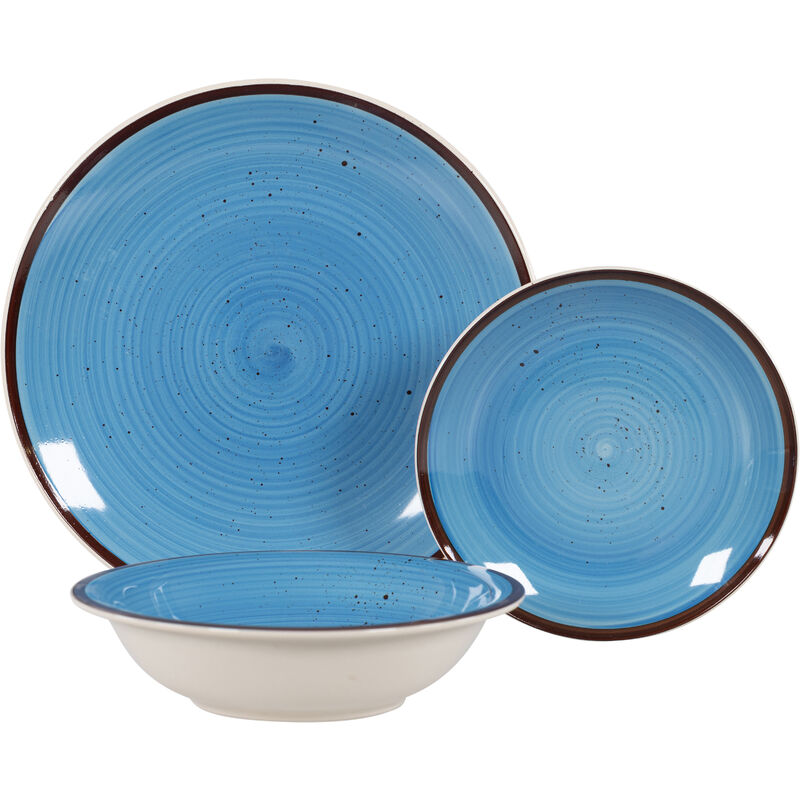 foto del prodotto ferramenta1.com servizio piatti harvest in stoneware pz.18