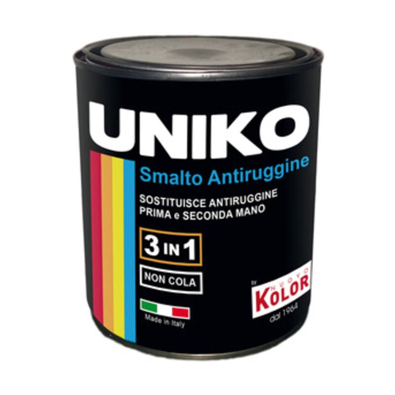foto del prodotto ferramenta1.com smalto uniko nero opaco lt.0,750