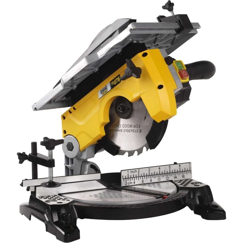 foto del prodotto ferramenta1.com troncatrice per legno femi mod. tr076 tr077 210mm