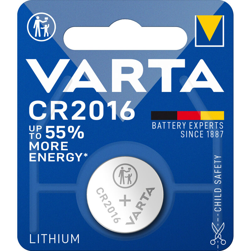 foto del prodotto ferramenta1.com varta batteria a bottone cr2016 bl.1pz