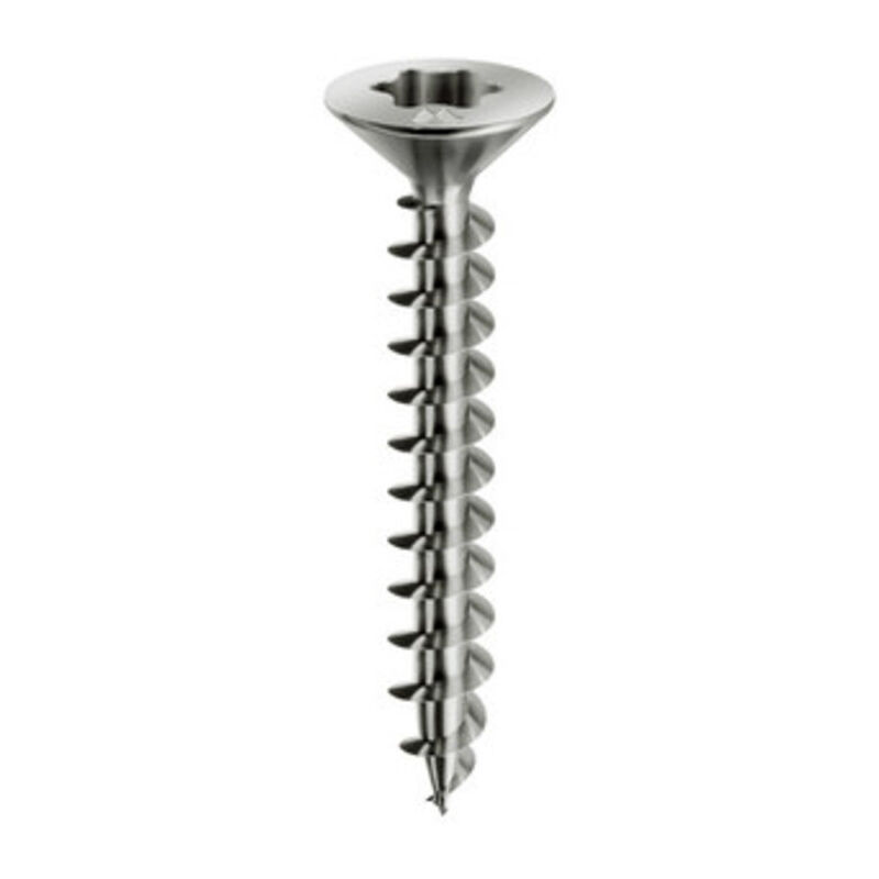 foto del prodotto ferramenta1.com vite truciolare testa svasata piana tx 4 x 30mm chrom panelvit. prezzo per 100 pezzi.