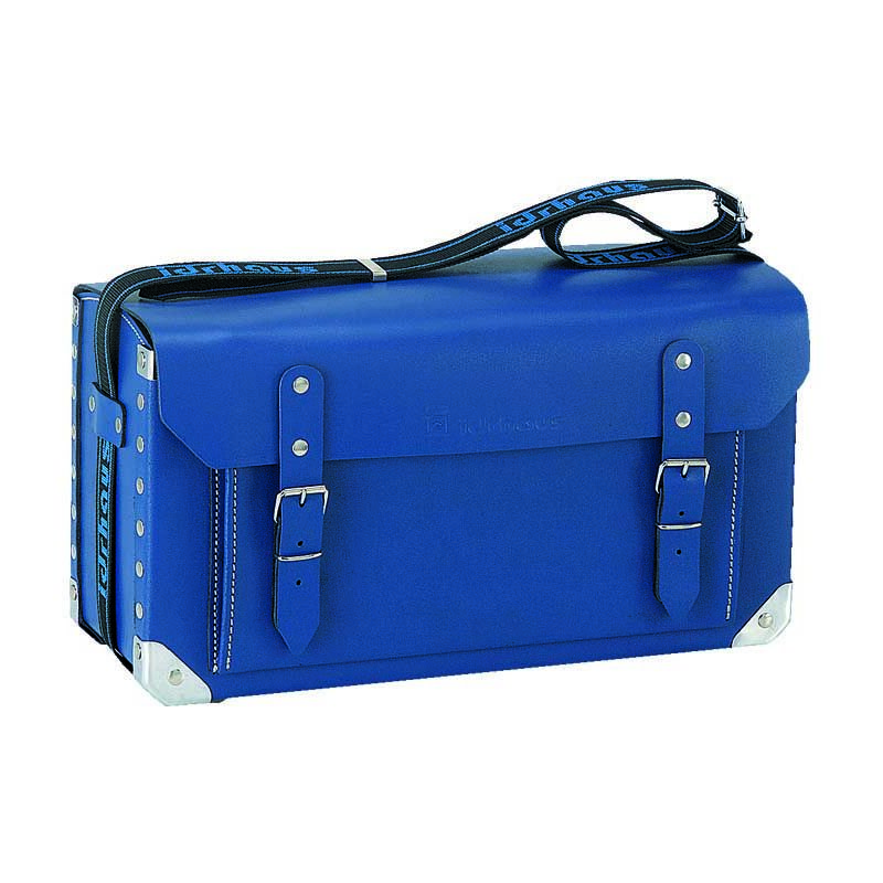 foto del prodotto ferrari srl borsa cuoio blu mod. cometa